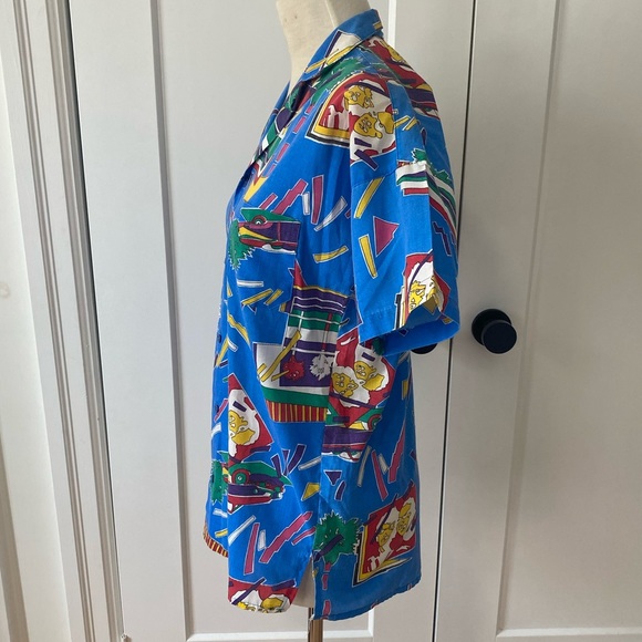 Vintage 80’s Button-Up T-Shirt - Picture 4 of 10